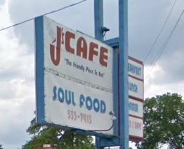 J's Cafe Soul Food Sign Detroit Michigan